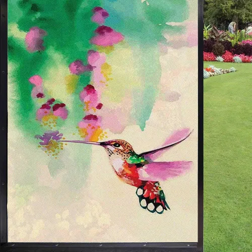 Vista 26 de Película colorida para ventana, película de privacidad, juego de estructura de construcción para niños preescolares con bloques, calcomanías