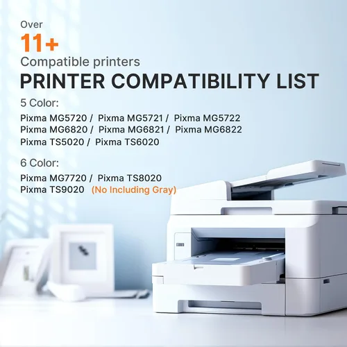 Vista 2 de E-Z Ink Tinta PGI-270XL CLI-271XL de 5 colores compatible con cartuchos de tinta Canon 270 271 XL para usar con Canon Pixma TS6020 MG6821 MG5720
