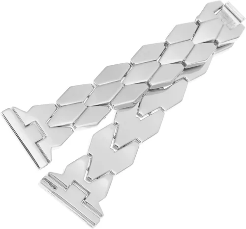 Vista 10 de Mikikit 1 correa de reloj de oro rosa, elegante, de metal de moda Lite con Versa/Versa inoxidable para correa Lite, pulseras compatibles con correa