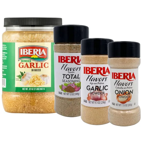 Vista 7 de Iberia Ajo picado con aceite de oliva, 8 onzas (paquete de 1)