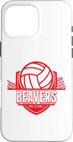Vista 19 de Beavers Volleyball Back to School Spirit R Case for iPhone 17