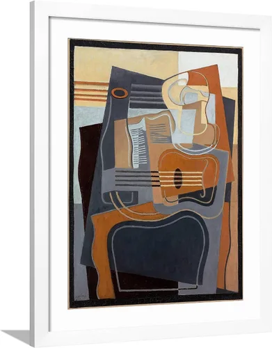 Vista 14 de ART Wall Giclee Print Le Gueridon, 1922 (Oil on Canvas) on Black Frame by Juan Gris, 12x16 Marco negro