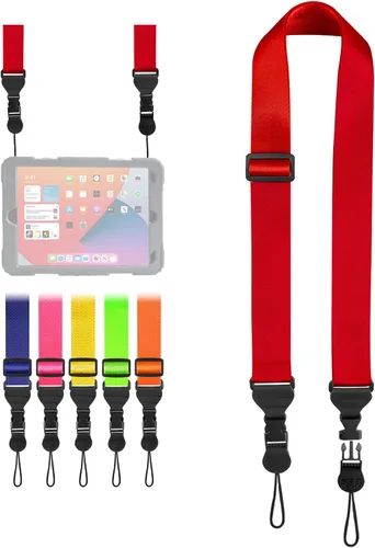 Vista 9 de FIEIL Correa de hombro ajustable, correa de nailon para cámara, cómoda correa para el cuello para iPad, tableta de teléfono celular, cámara, laptop