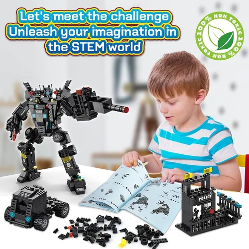 Vista 8 de Kit de construcción de robot 51 en 1 para niños de 8 a 12 años