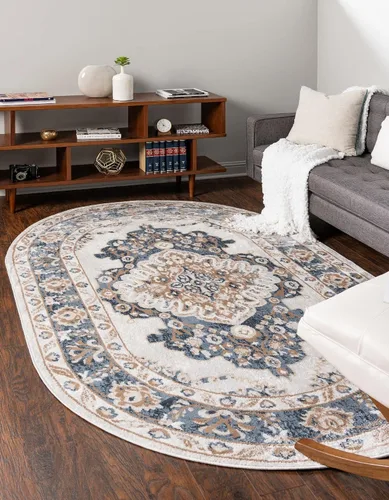 Vista 31 de Unique Loom Oxford Collection Alfombra de área Bodleian (2' x 3' 1", rectangular, beige/marfil)