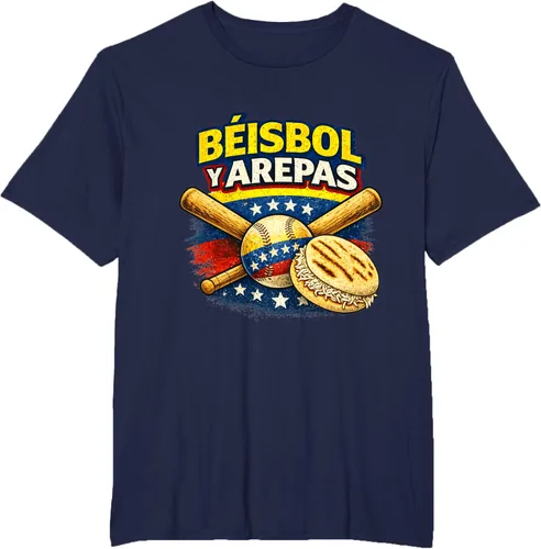 Vista 46 de Camiseta Beisbol y Arepas Venezuelas Baseball Pride Team 2026