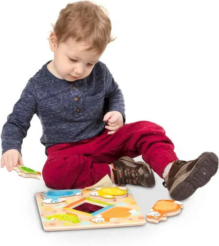 Vista 3 de Melissa & Doug First Play - rompecabezas de madera, Estándar, Multicolor