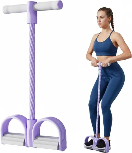 Vista 8 de Saker - Banda elástica multifunción de resistencia para yoga, bandas de fitness de todos los niveles para fortalecimiento, estiramiento