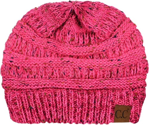Vista 334 de C.C Trendy Warm Chunky Soft Stretch Cable Knit Beanie