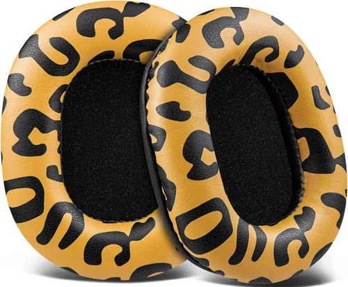 Vista 11 de SOULWIT Almohadillas de repuesto para auriculares de monitor Audio Technica ATH M50X M50XBT M50RD M40X M30X M20X MSR7 SX1, almohadillas con piel
