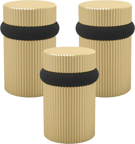 Vista 21 de Mega Handles Tope de Puerta de Piso, Tope Negro de Instalación Rápida Protector de Pared, Protectores de Pared contra Pomos de Puerta, Tope