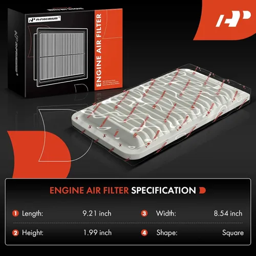 Vista 2 de A-Premium Filtro de aire de motor compatible con Mitsubishi Galant 2004-2012, Eclipse 2006-2012, Endeavor 2004-2008 2010-2011