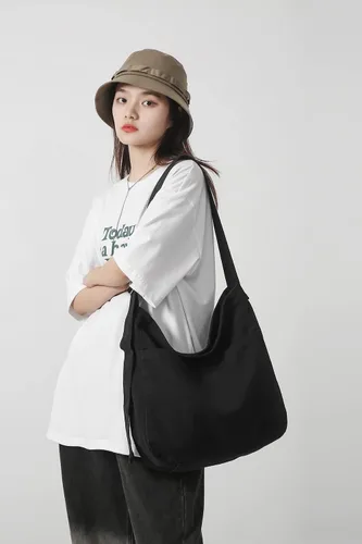 Vista 9 de Micmores Large Crossbody Purse Canvas Tote Bag Women Hobo Bag Stylish Handbag Fashion shoulder Bag