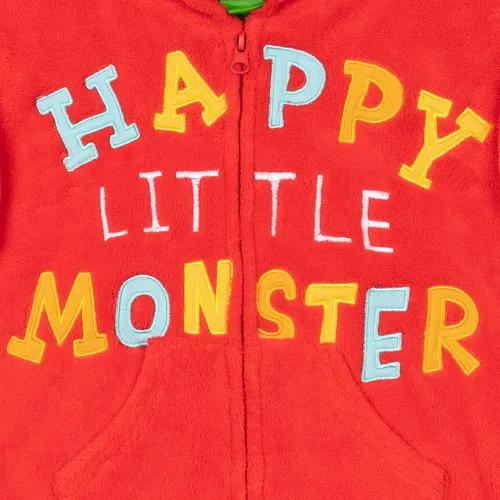 Vista 3 de Sesame Street Sudadera con capucha con cremallera para bebés y niños pequeños de Cookie Monster
