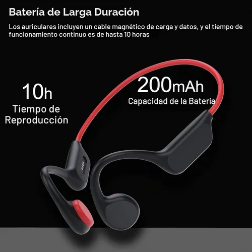 Vista 7 de Auriculares deportivos de conducción ósea Auriculares inalámbricos