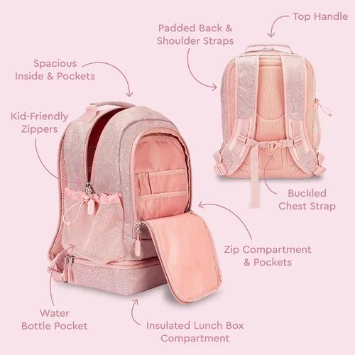 Vista 3 de Bentgo Mochila y lonchera 2 en 1 para niños