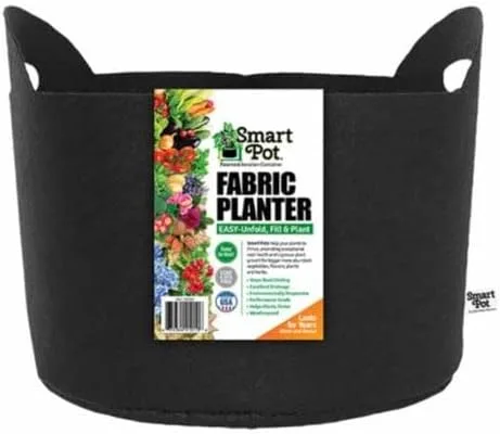 Vista 9 de Park Seed Smart Pot - Maceta de tela, capacidad de 3 galones, color negro