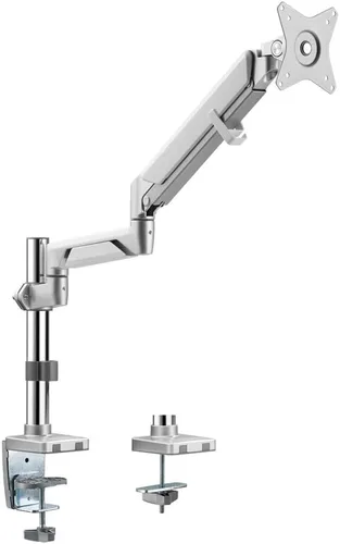 Vista 44 de Logilink BP0077 Soporte de escritorio para monitor dual (2 vías) (13-27 pulgadas), brazo 13.465 in negro