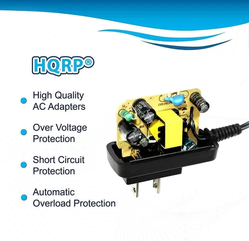 Vista 4 de HQRP Cargador rápido compatible con Jumbl JU-SC02R Mini cámara espía oculta radio reloj con detección de movimiento y visión nocturna infrarroja