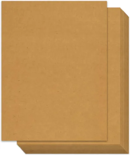 Vista 14 de 60 Sheets 8.5" x 11" Brown Cardstock, 6 Assorted Shades 250GSM/92lb Thick Construction Paper for Printer, Card Making, DIY Crafts, Scrapbooking