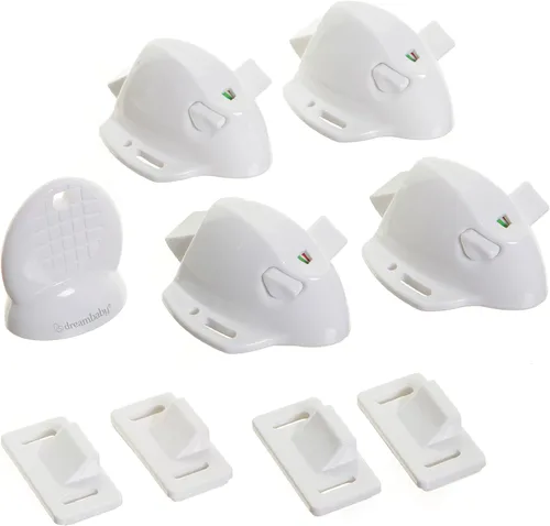 Vista 10 de Dreambaby Llave de repuesto de repuesto para cerradura magnética adhesiva Dreambaby (1 unidad), apta para cerraduras magnéticas adhesivas Dreambaby