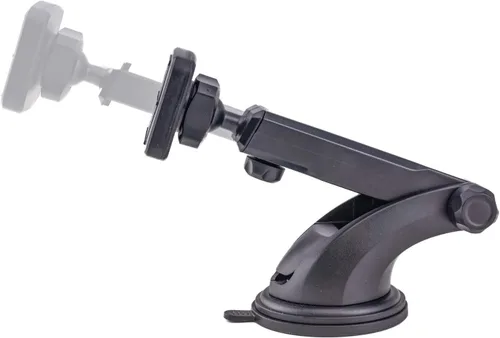 Vista 4 de Dockem DashPro Magno Mount 3.0 Series: soporte magnético para coche para tablero con base de succión, cabezal magnético y brazo de extensión