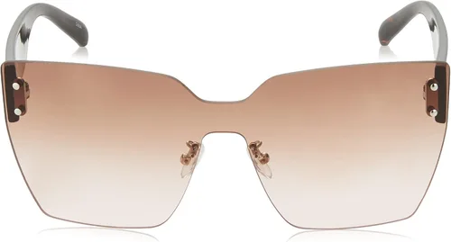 Vista 2 de MARTHA STEWART Women's Ms188 Oversized Uv400 Protective Square Cat Eye Shield Sunglasses. Timeless Gifts for Her, 144 Mm