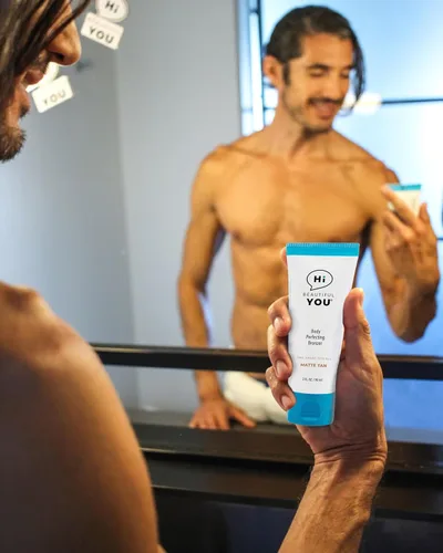Vista 7 de Del creador de belleza per fekt, bronceador perfeccionador para el cuerpo y las piernas Instante, saludable, impermeable, lavado. Sin DHA