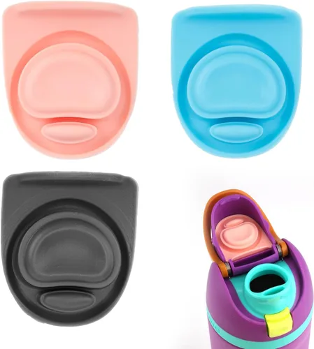 Vista 9 de 3 tapones de repuesto compatibles con Owala FreeSip de 24 onzas, 32 onzas Rosa