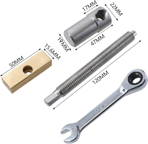 Vista 4 de 2 abrazaderas de banco para perro de 3/4 pulgadas, clips de escritorio ajustables para carpintería, bancos de banco de accesorios para carpintería