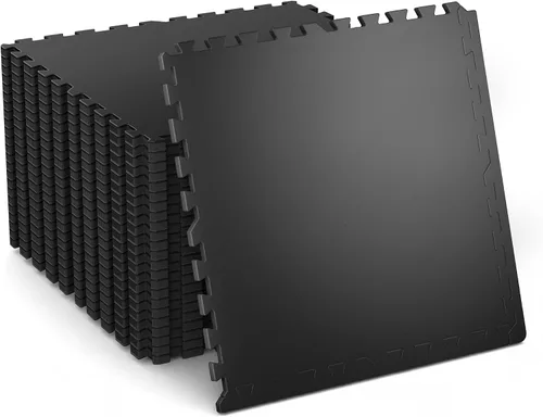 Vista 9 de 0.6" Thick Rubber Top Gym Flooring Mats for Home Gym