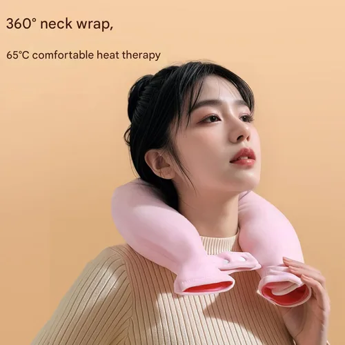 Vista 3 de U Shape Thermal Neck Shoulder Heating Pad for Muscle Relaxation Portable Design Lightweight Heat Therapy Bag for Travel
