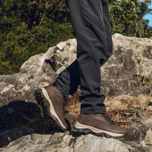 Vista 2 de CC-Los Botas de senderismo impermeables para hombre, ajuste relajado al aire libre, color marrón, talla 8.5, Marrón