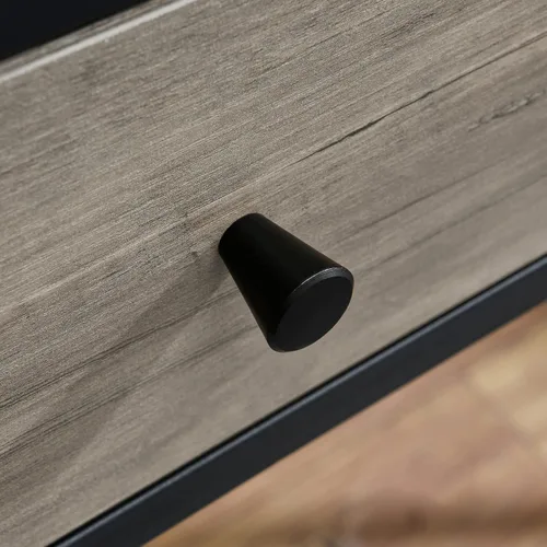 Vista 6 de Juego de mesa de tocador con taburete tapizado, escritorio con 2 cajones