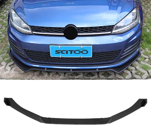 Vista 68 de SCITOO Alerón de borde de parachoques delantero mate negro para Ford Focus ST años 2013-2014 - Spoiler frontal de polipropileno