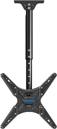 Vista 10 de MOUNTUP - Soporte plegable para debajo del gabinete de TV - Soporte de TV abatible y giratorio, se adapta a pantallas LCD de 13-32" hasta 22 libras