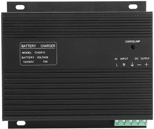 Vista 8 de Cargador de batería del generador, 12V/24V 10A Generador Genset Cargador de batería inteligente para motocicletas automotrices del coche