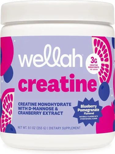 Vista 19 de Wellah Creatina para mujer (Blue Hawaii) 50 porciones, 0.11 onzas por