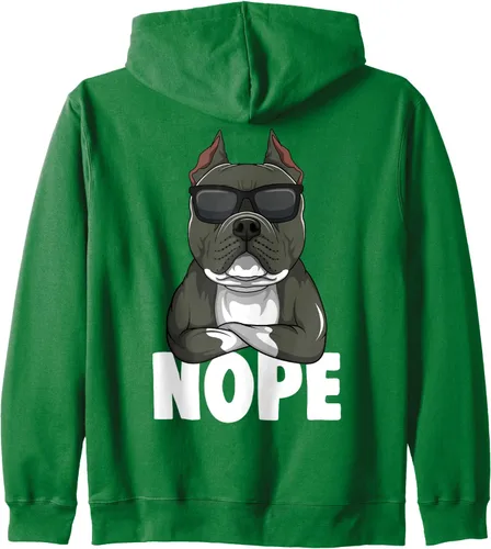 Vista 15 de American Bully - Sudadera con capucha con cremallera para perro, Negro