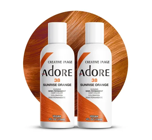 Vista 30 de Adore Tinte semipermanente verde para el cabello, vegano y sin crueldad, 4 onzas líquidas, 163 Green Apple (paquete de 1)