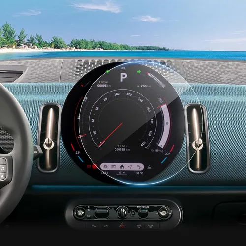 Vista 10 de Protector de pantalla Mini Cooper 2015-2021, para Mini Cooper Clubman (2017-2021), Cooper Countryman (2017-2021), pantalla táctil de 8.8 pulgadas