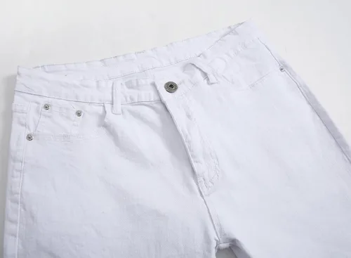 Vista 3 de Pantalón de jean elastizado, ajustado, moderno, para hombre.