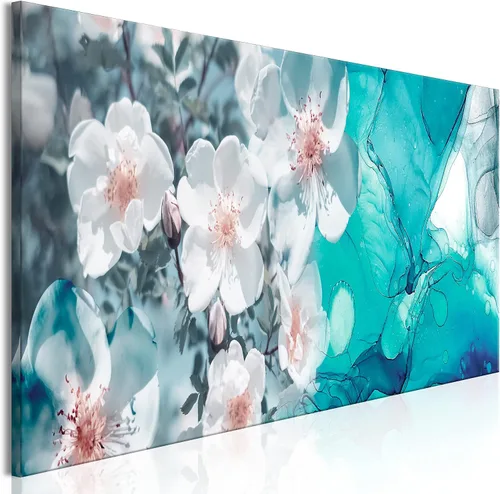 Vista 46 de artgeist Lienzo decorativo para pared, abstracto, 35 x 12 pulgadas, 1 unidad, decoración del hogar, cuadro estirado, pintura fotográfica, imagen