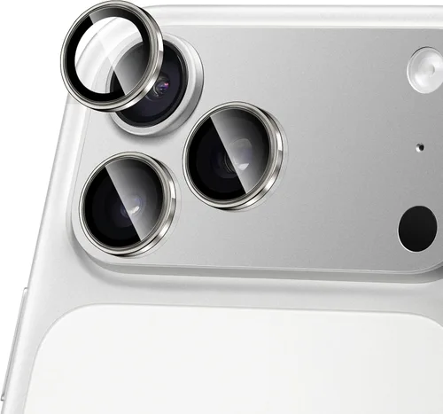 Vista 57 de Compatible con iPhone 13 Pro para iPhone 13 Pro Max, protector de lente de cámara antiarañazos, vidrio templado 9H, protector de cámara de metal a