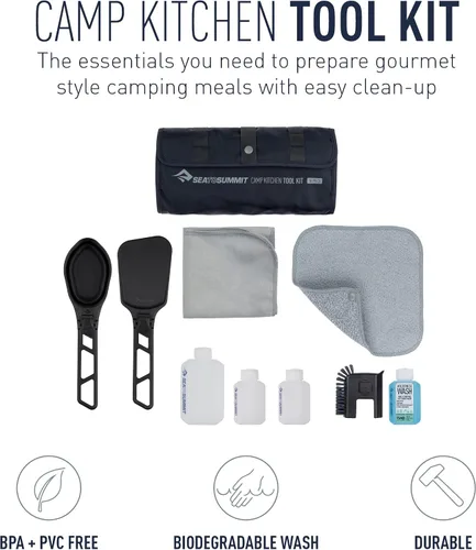 Vista 2 de Sea to Summit Camp Kitchen Tool Kit 10 Pieces Set