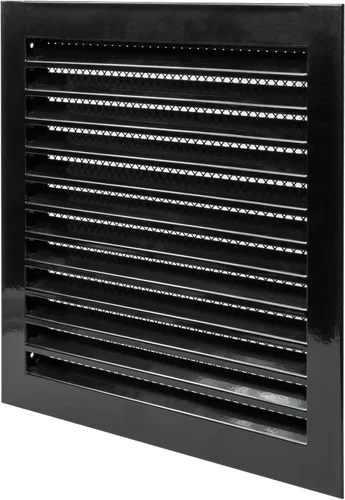 Vista 18 de Vent Systems Cubierta de ventilación Soffit de 8 pulgadas, rejilla de ventilación redonda negra, cubierta de parrilla, pantalla de malla integrada