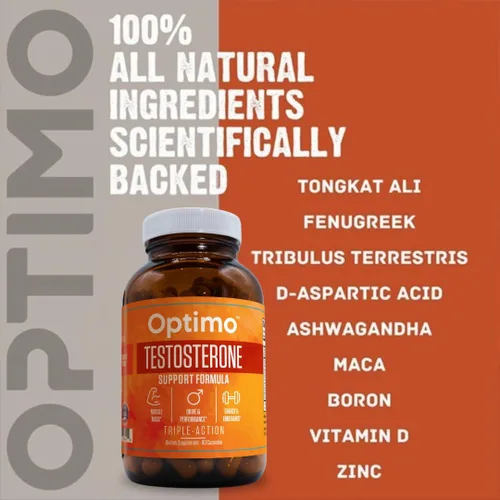 Vista 10 de Soporte de testosterona natural definitivo para hombres y mujeres, optimización de testosterona, resistencia, músculo - Tongkat Ali, Tribulus