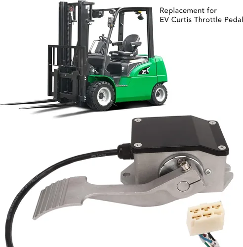 Vista 4 de EFP‑005 Acelerador de pedal de acelerador de repuesto para EV Curtis Acelerador Acelerador eléctrico Acelerador de aleación de metal Acelerador