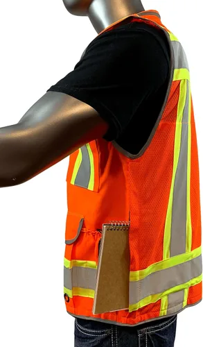 Vista 6 de VERO1992 Class 2 Heavy Woven Two Tone Engineer Hi Viz