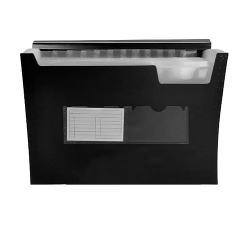 Vista 2 de Carpeta Clasificadora Liderpapel FU35 Negro A4